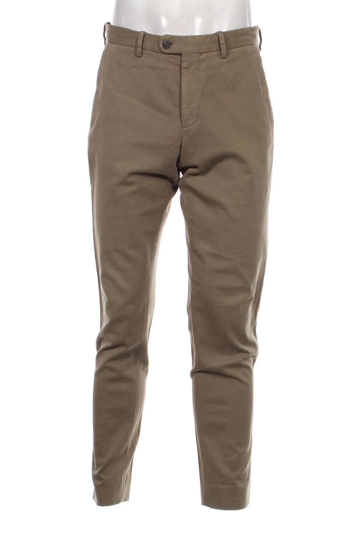 Мъжки панталон Massimo Dutti, Размер M, Цвят Зелен, Цена 40,43 лв.
