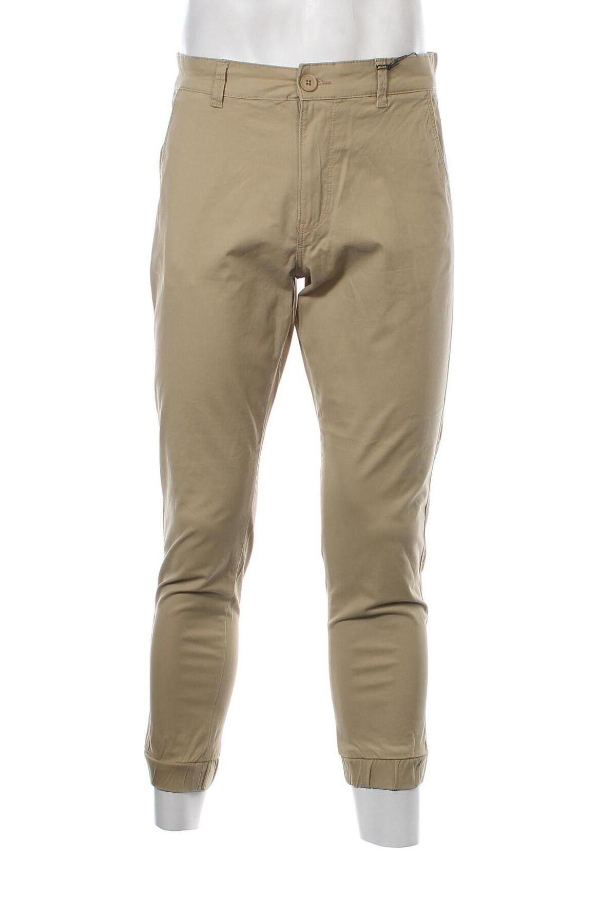 Pantaloni de bărbați Only & Sons, Mărime M, Culoare Bej, Preț 42,37 Lei