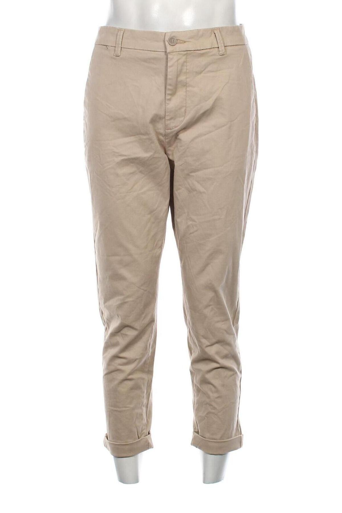 Pantaloni de bărbați Only & Sons, Mărime L, Culoare Bej, Preț 54,48 Lei