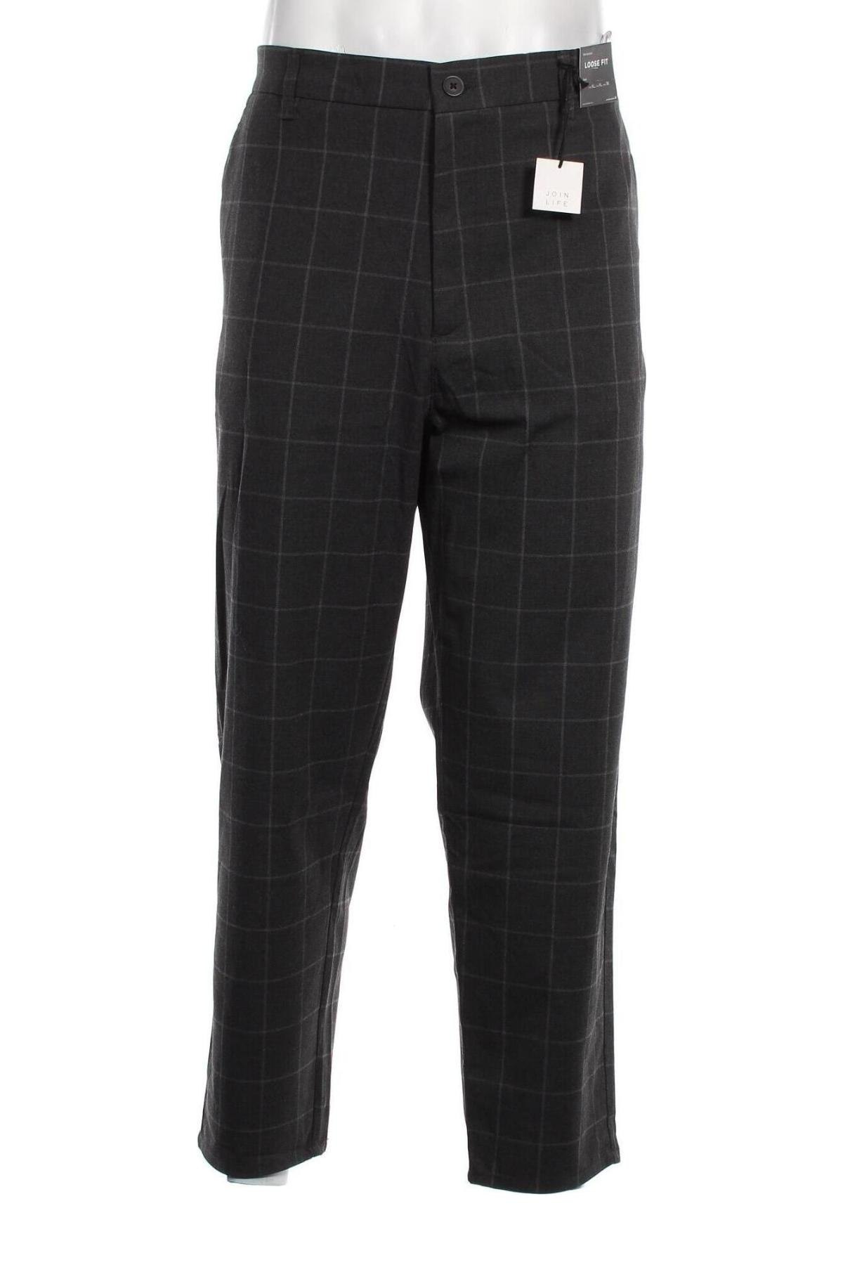 Мъжки панталон Pull&Bear, Размер XL, Цвят Сив, Цена 46,00 лв.