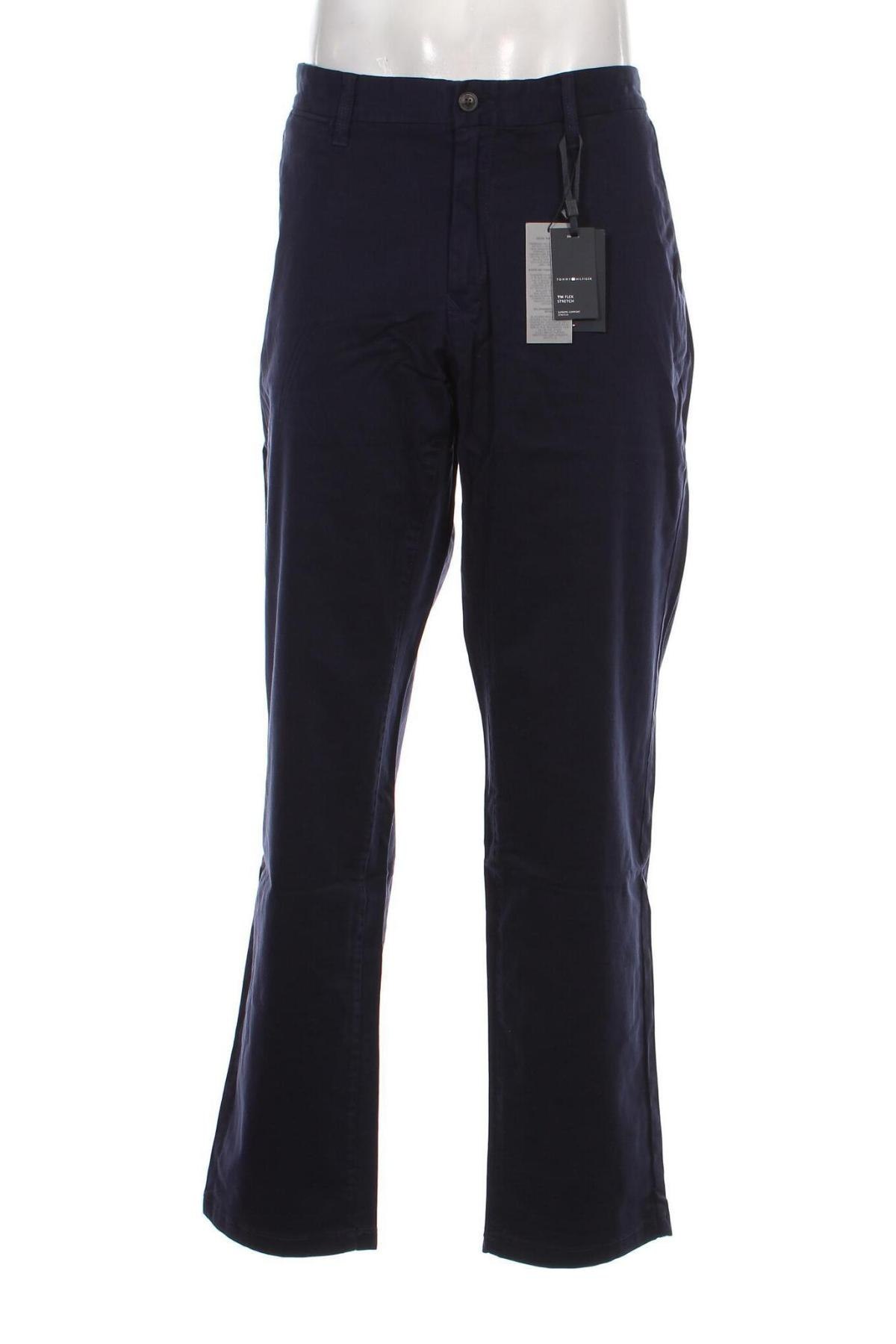 Pantaloni de bărbați Tommy Hilfiger, Mărime XL, Culoare Albastru, Preț 628,29 Lei