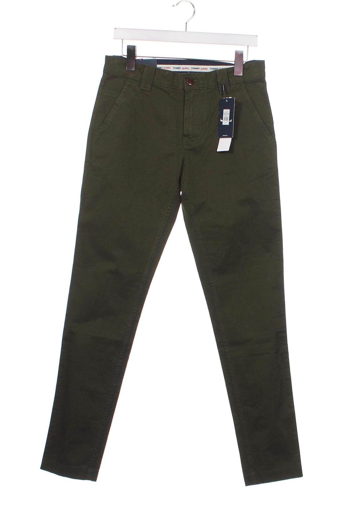 Ανδρικό παντελόνι Tommy Jeans, Μέγεθος M, Χρώμα Πράσινο, Τιμή 34,46 €