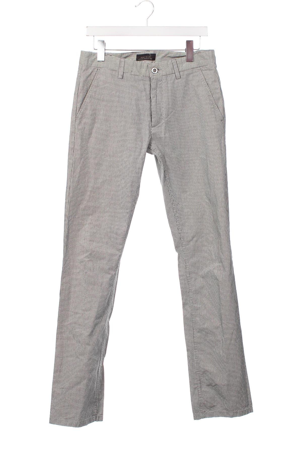 Мъжки панталон Zara Man, Размер M, Цвят Сив, Цена 3,00 лв.