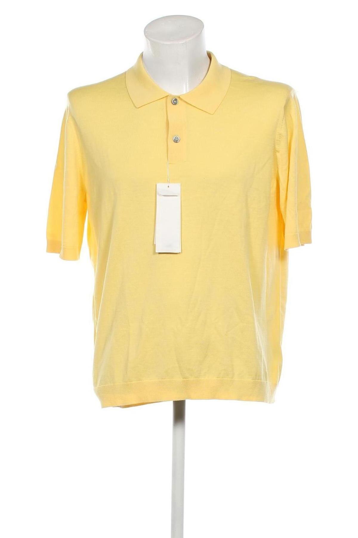 Мъжки пуловер Arket, Размер XL, Цвят Жълт, Цена 109,56 лв.