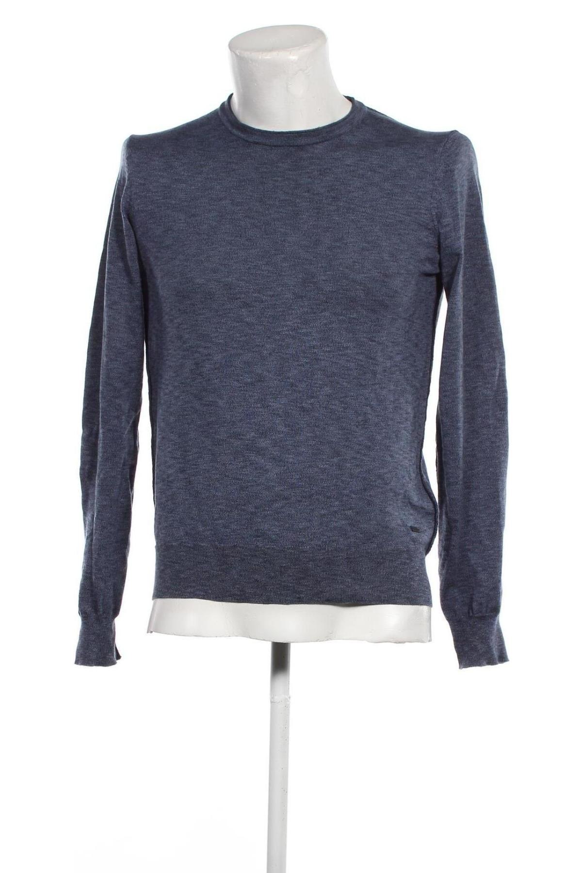 Ανδρικό πουλόβερ BOSS, Μέγεθος S, Χρώμα Μπλέ, Τιμή 48,50 €