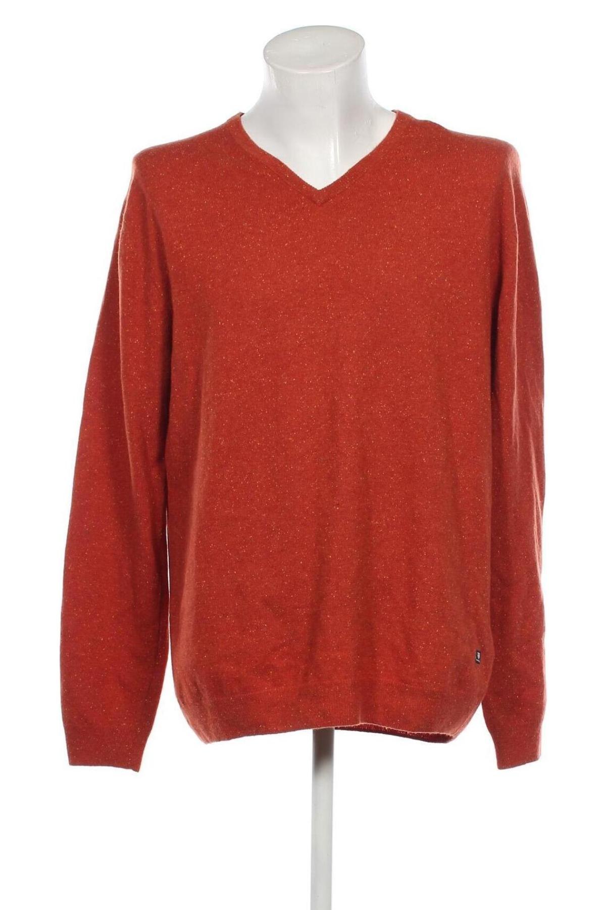Ανδρικό πουλόβερ Basefield, Μέγεθος XXL, Χρώμα Πορτοκαλί, Τιμή 9,65 €