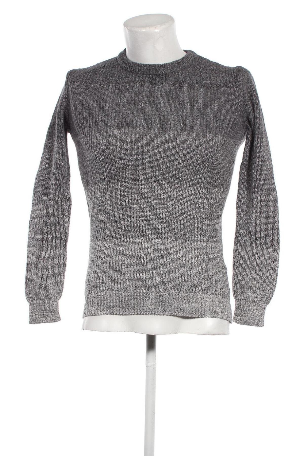 Мъжки пуловер Clockhouse, Размер XS, Цвят Сив, Цена 7,83 лв.