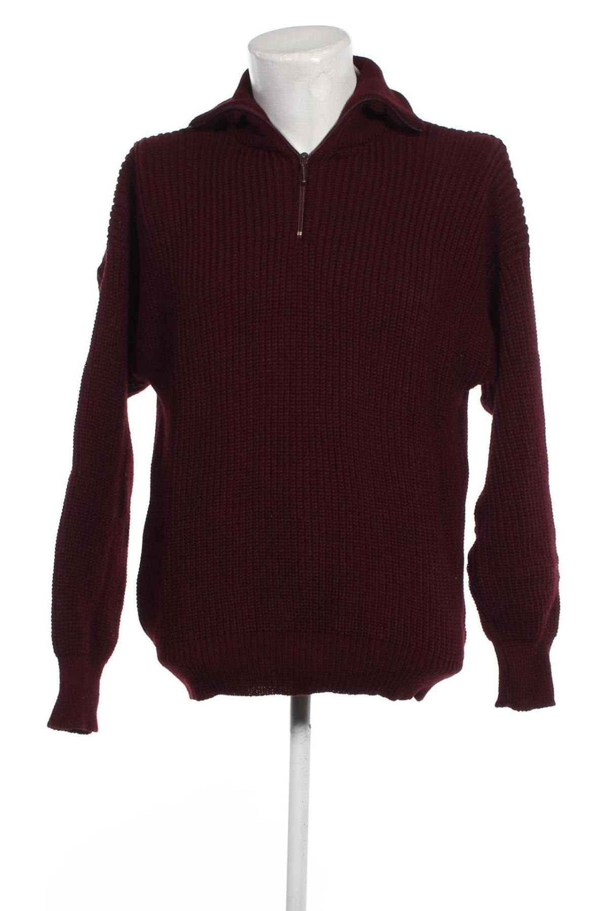 Мъжки пуловер Crane, Размер L, Цвят Червен, Цена 10,44 лв.
