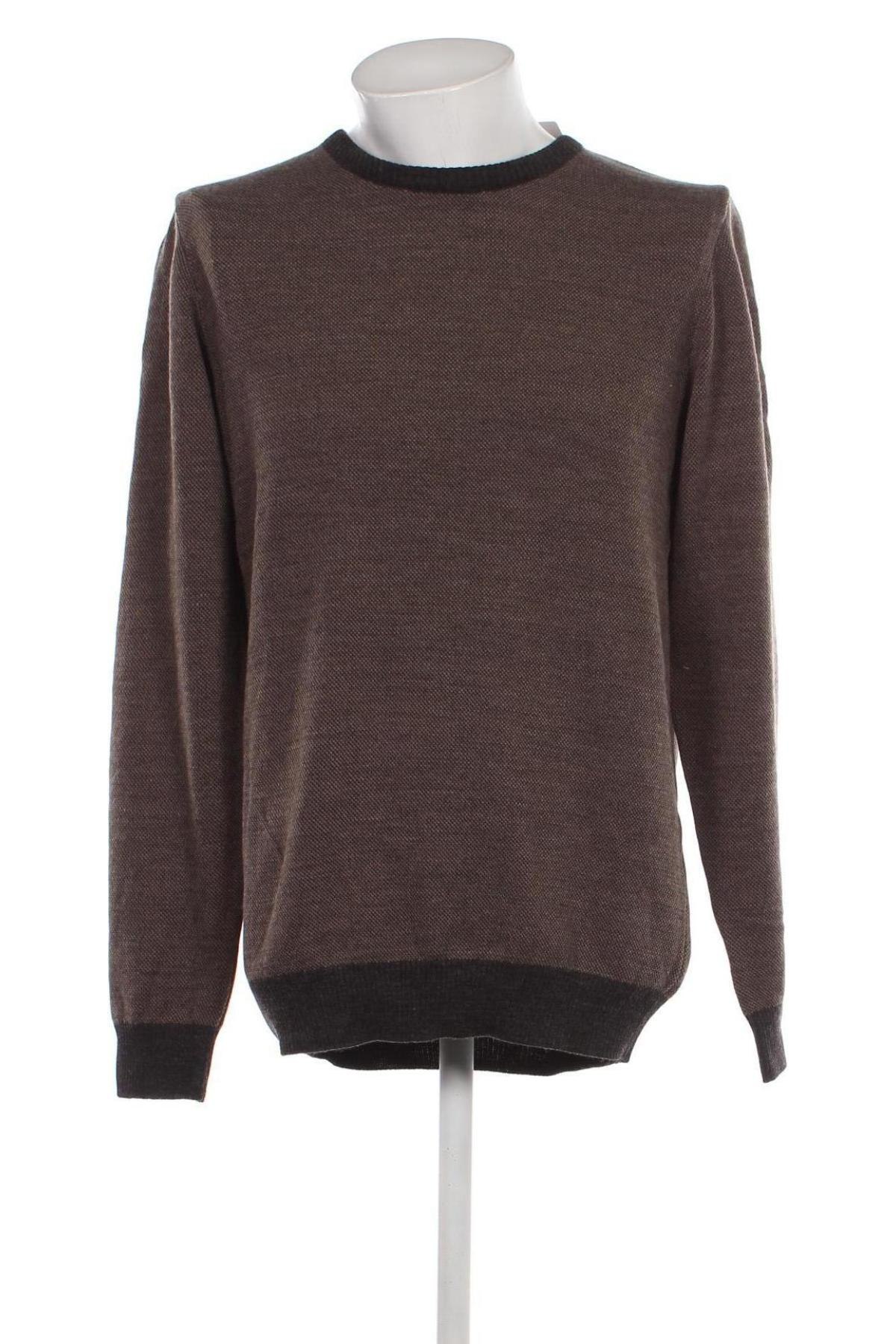 Мъжки пуловер Defacto, Размер XL, Цвят Кафяв, Цена 20,70 лв.