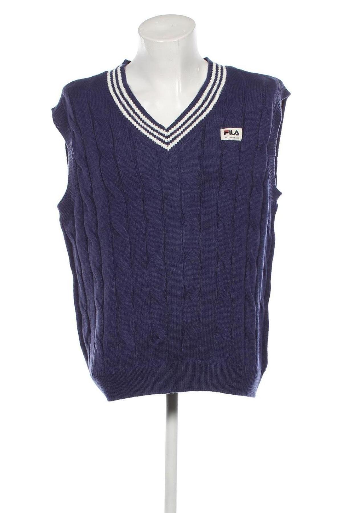 Ανδρικό πουλόβερ FILA, Μέγεθος M, Χρώμα Μπλέ, Τιμή 9,65 €