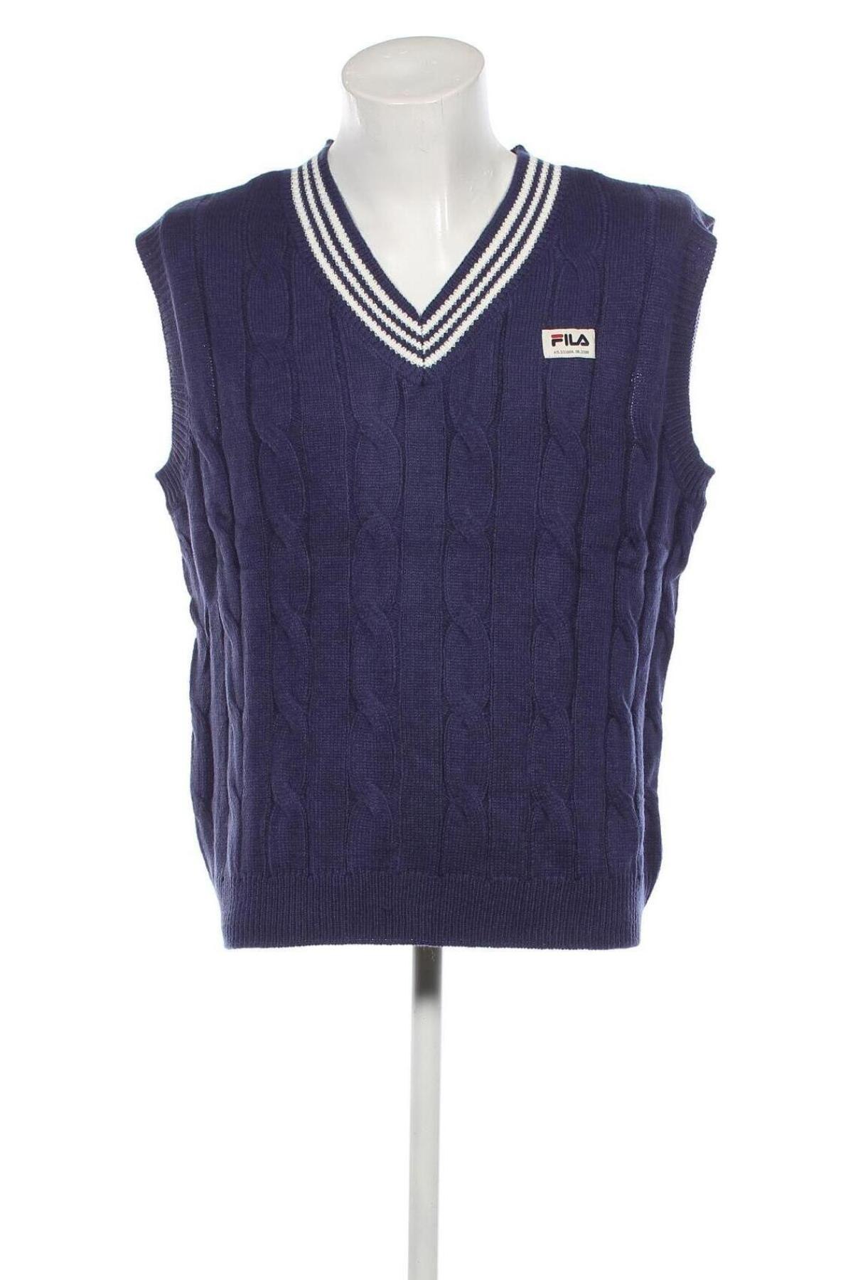 Ανδρικό πουλόβερ FILA, Μέγεθος S, Χρώμα Μπλέ, Τιμή 9,65 €