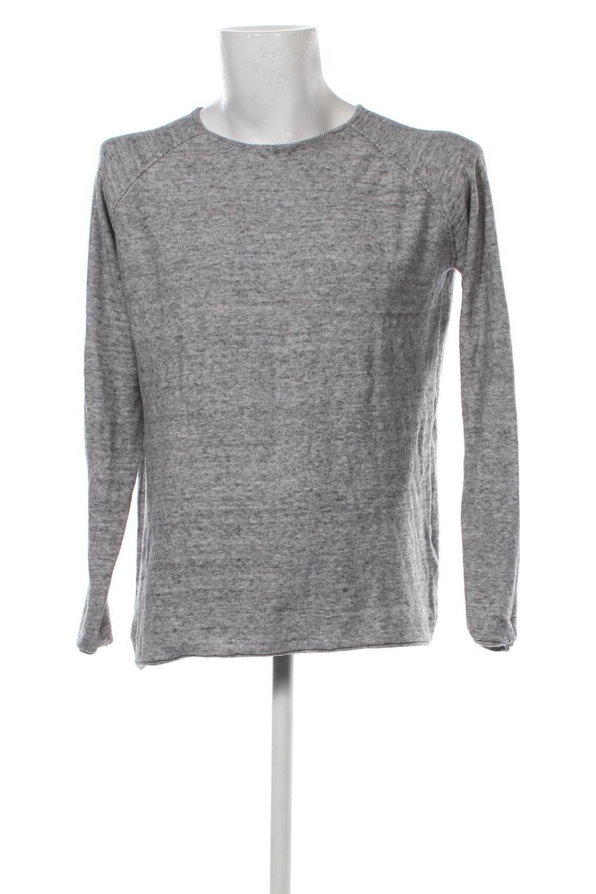 Мъжки пуловер H&M, Размер L, Цвят Сив, Цена 9,57 лв.