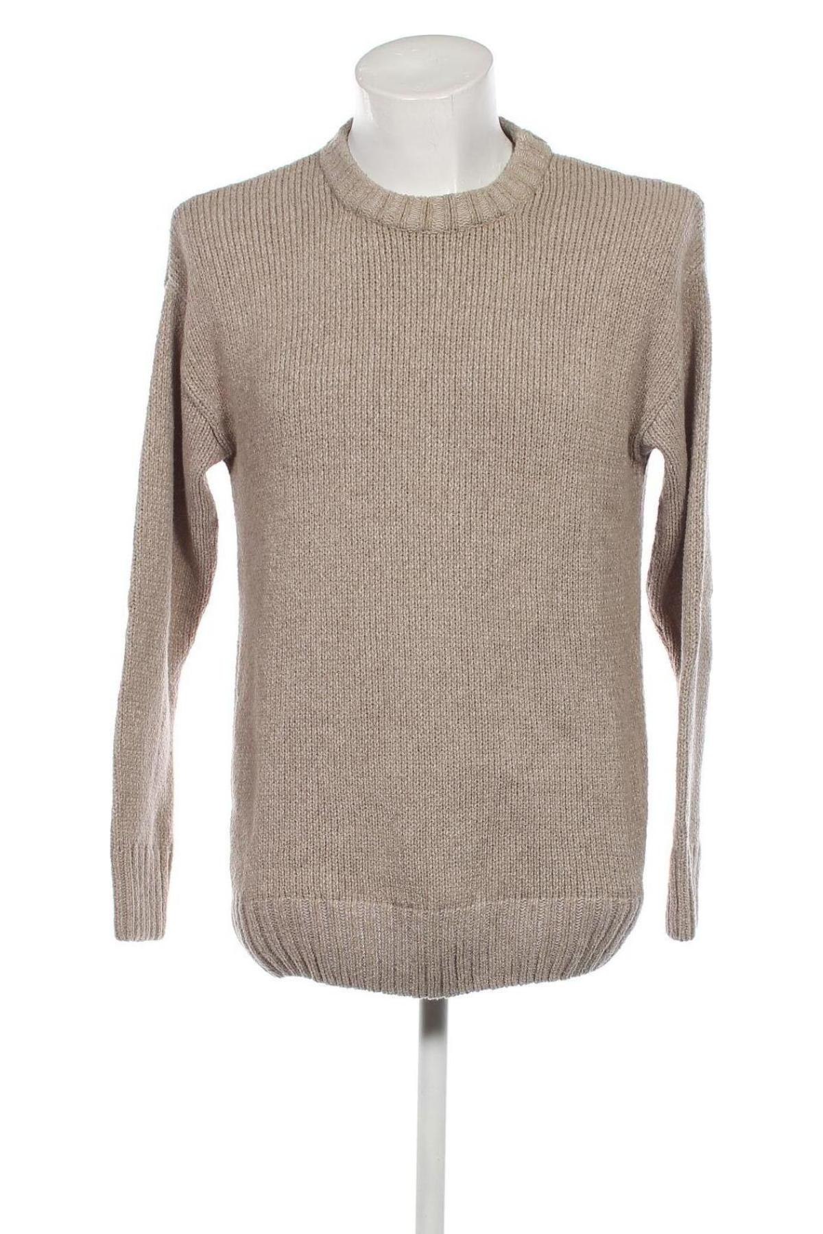 Мъжки пуловер H&M, Размер L, Цвят Кафяв, Цена 11,89 лв.