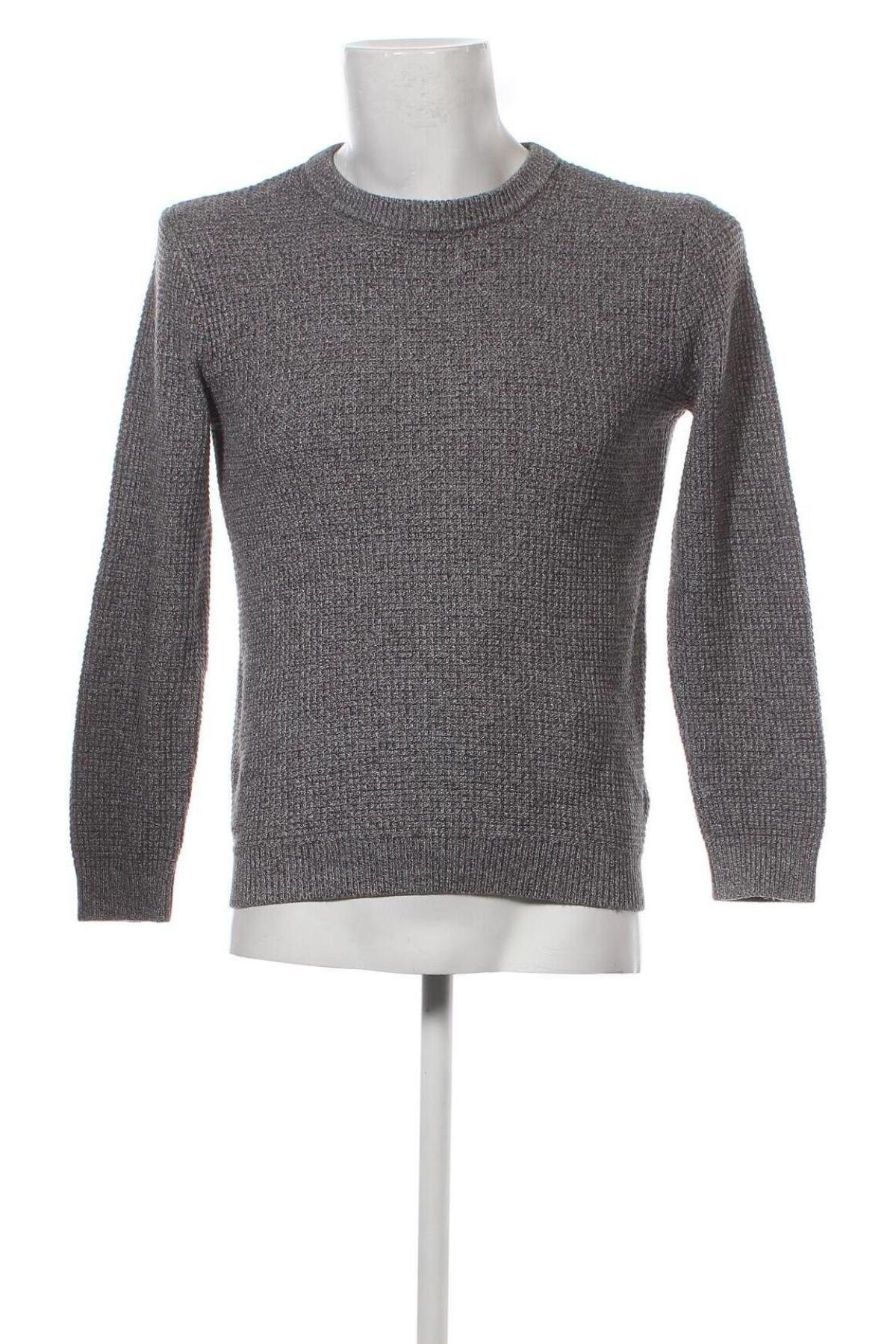 Мъжки пуловер H&M, Размер S, Цвят Сив, Цена 9,57 лв.