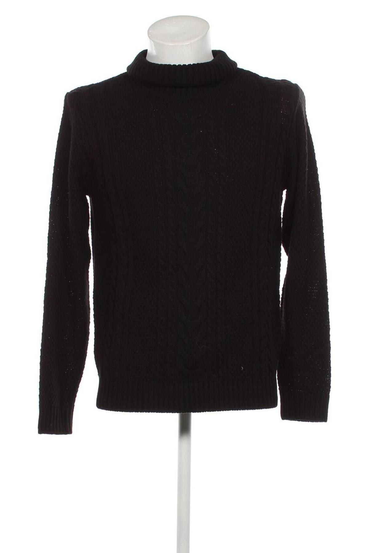 Ανδρικό πουλόβερ Jack & Jones, Μέγεθος L, Χρώμα Μαύρο, Τιμή 9,11 €
