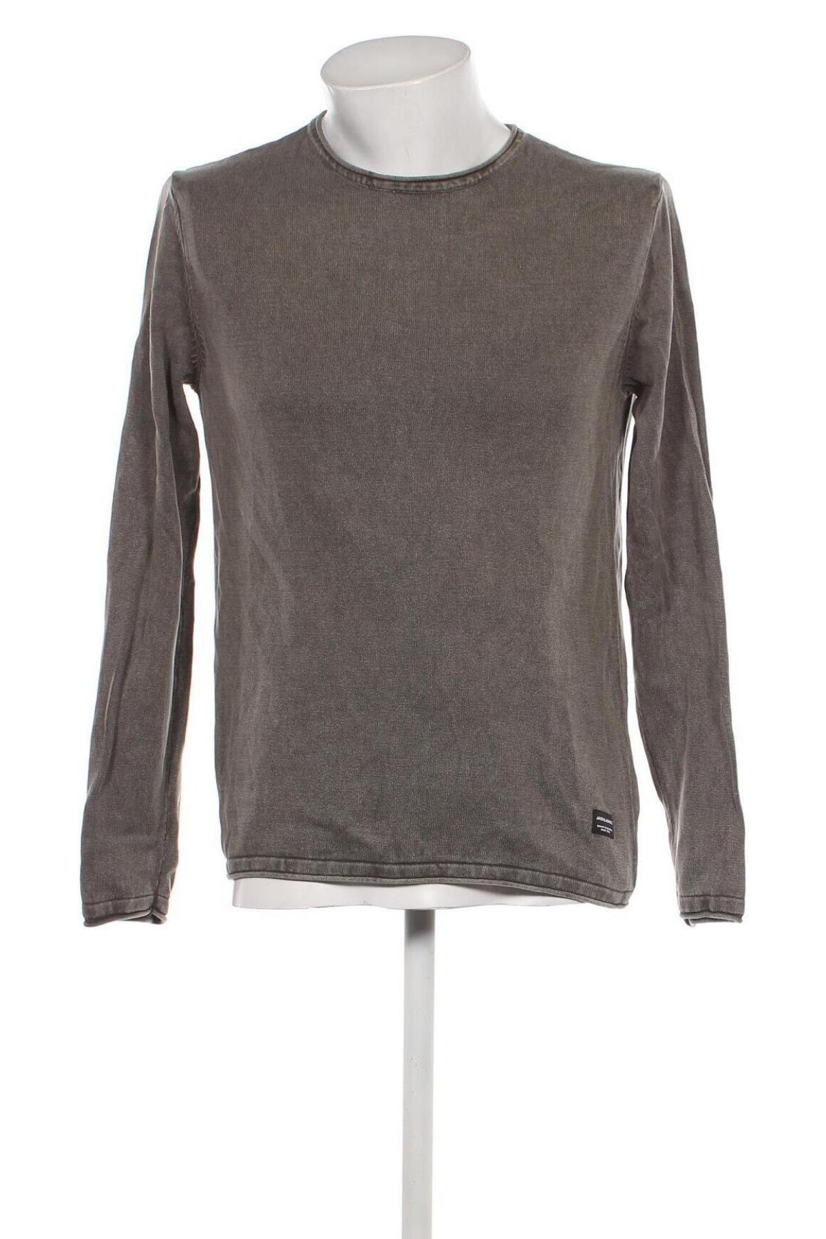 Ανδρικό πουλόβερ Jack & Jones, Μέγεθος M, Χρώμα Γκρί, Τιμή 4,46 €