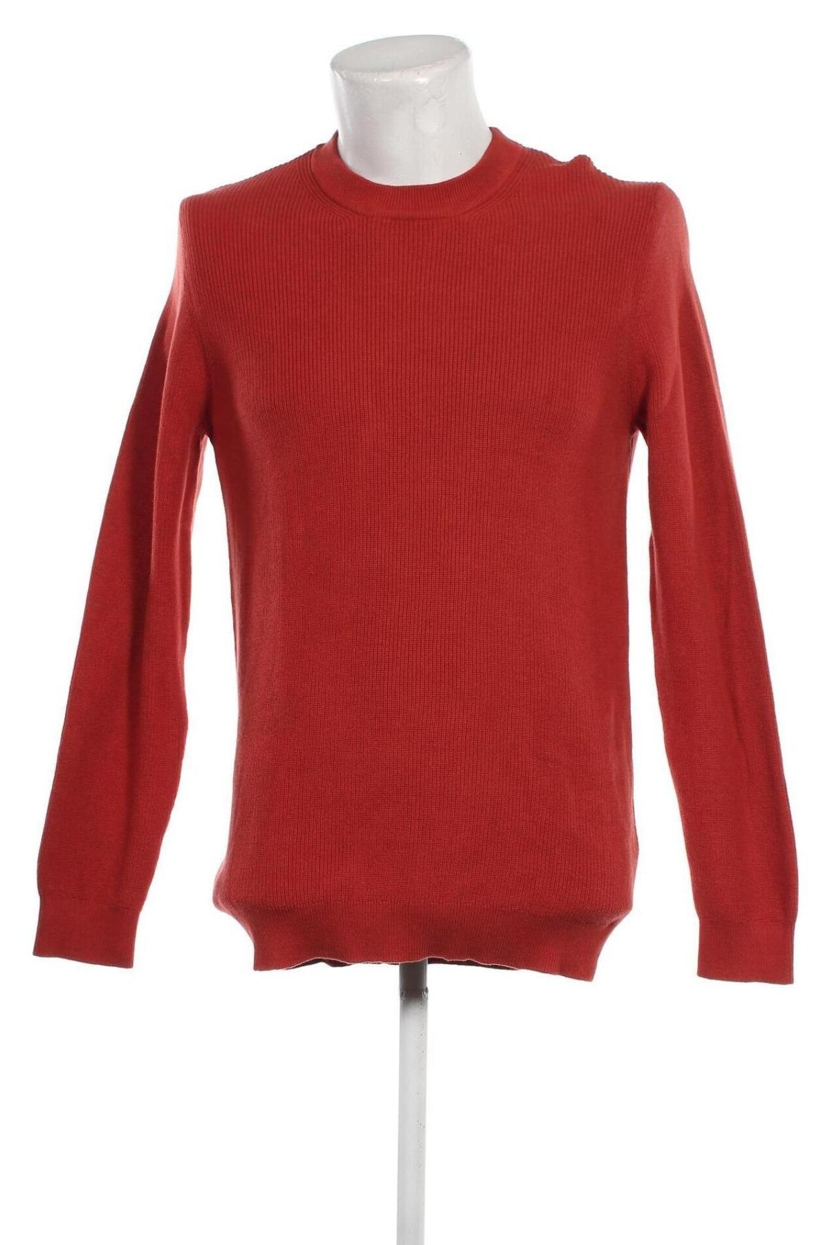 Мъжки пуловер Lefties, Размер L, Цвят Червен, Цена 12,88 лв.