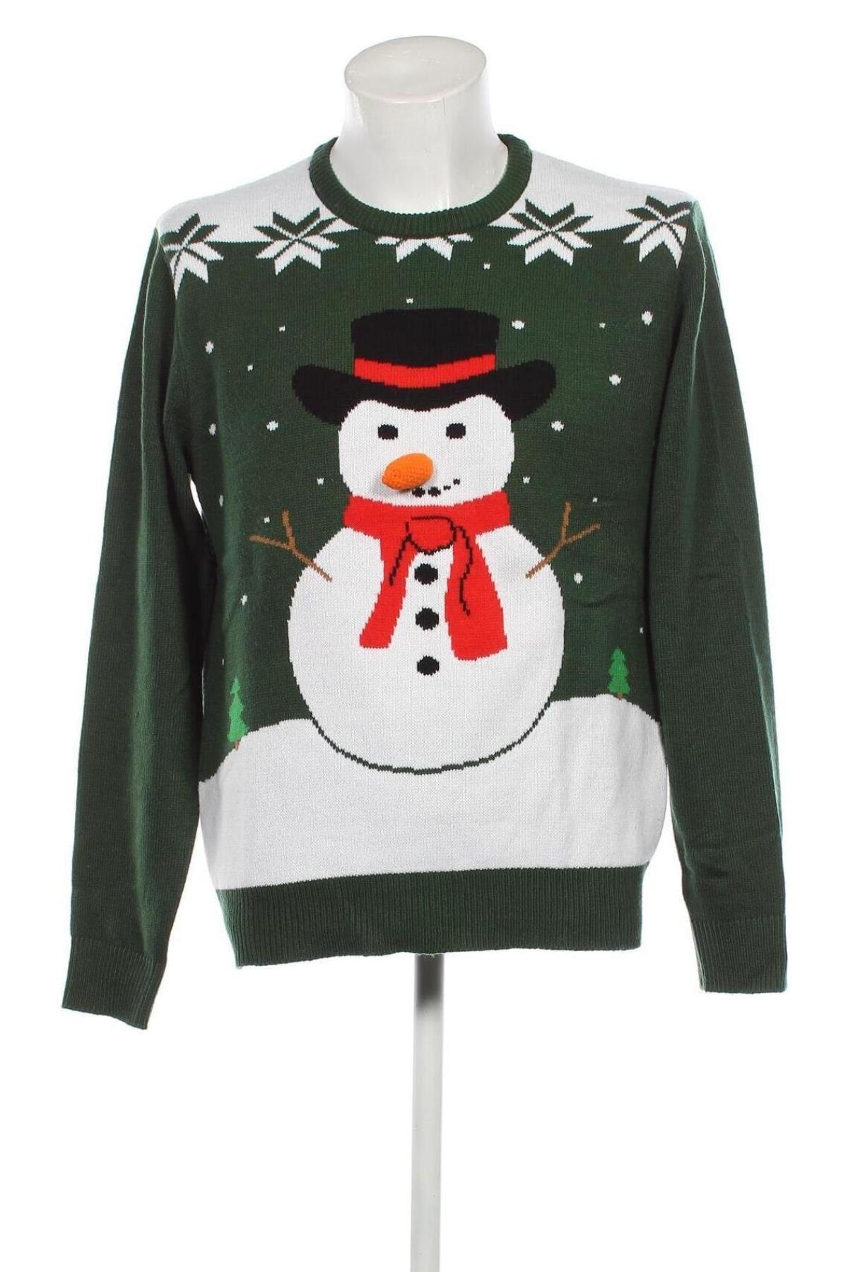 Мъжки пуловер Montego, Размер XL, Цвят Зелен, Цена 17,11 лв.