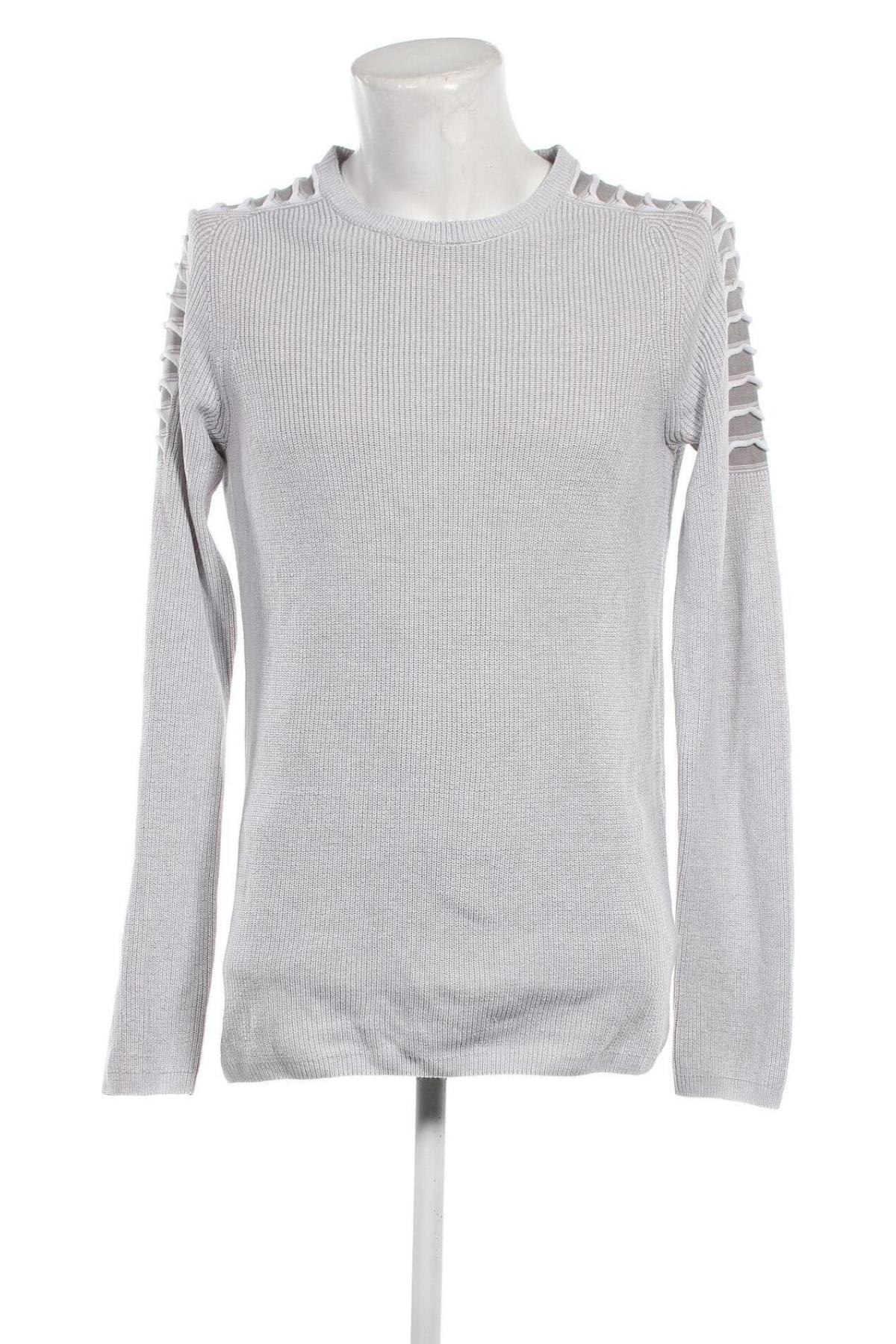 Ανδρικό πουλόβερ Much More, Μέγεθος L, Χρώμα Γκρί, Τιμή 6,28 €