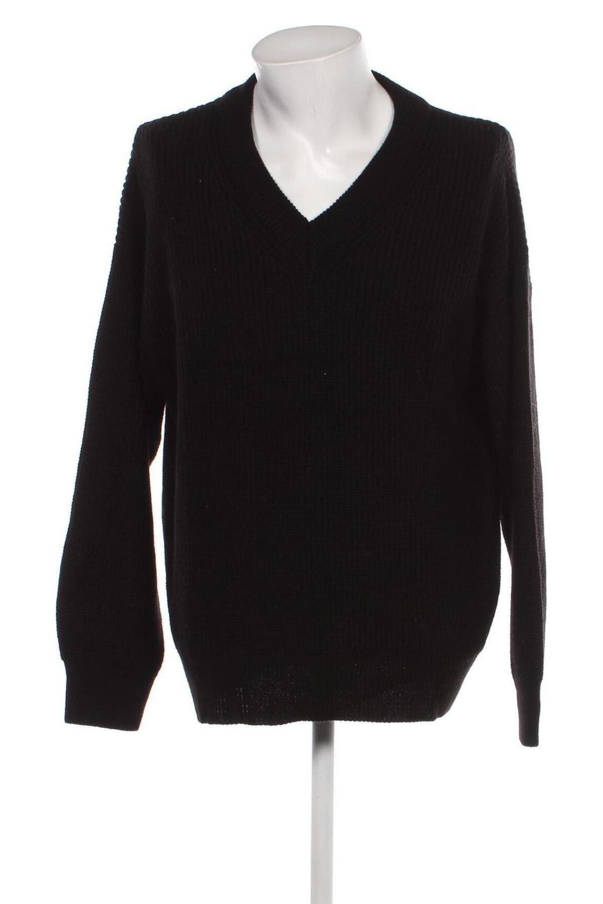 Ανδρικό πουλόβερ Pull&Bear, Μέγεθος L, Χρώμα Μαύρο, Τιμή 9,72 €