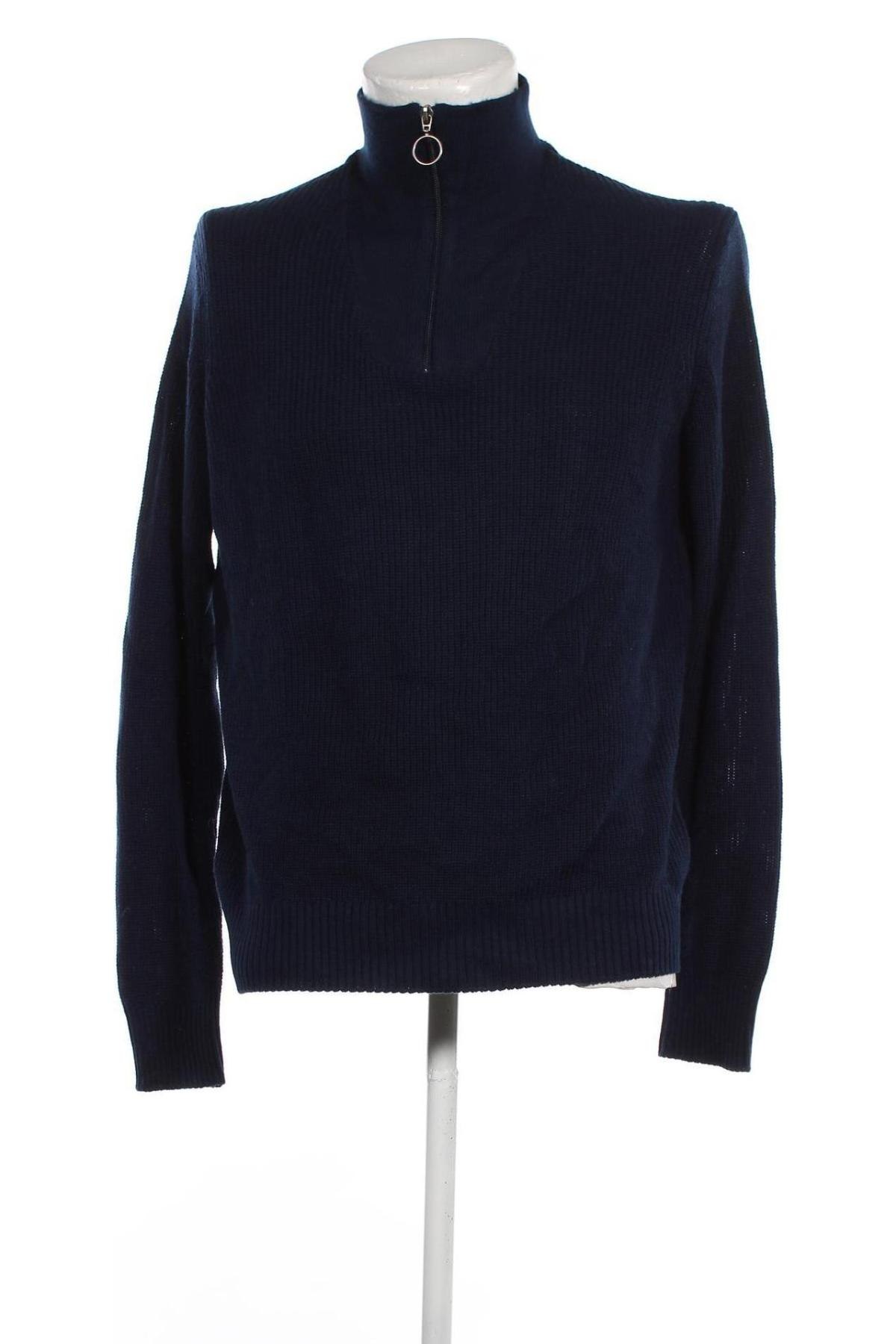 Мъжки пуловер Straight Up, Размер M, Цвят Син, Цена 9,86 лв.