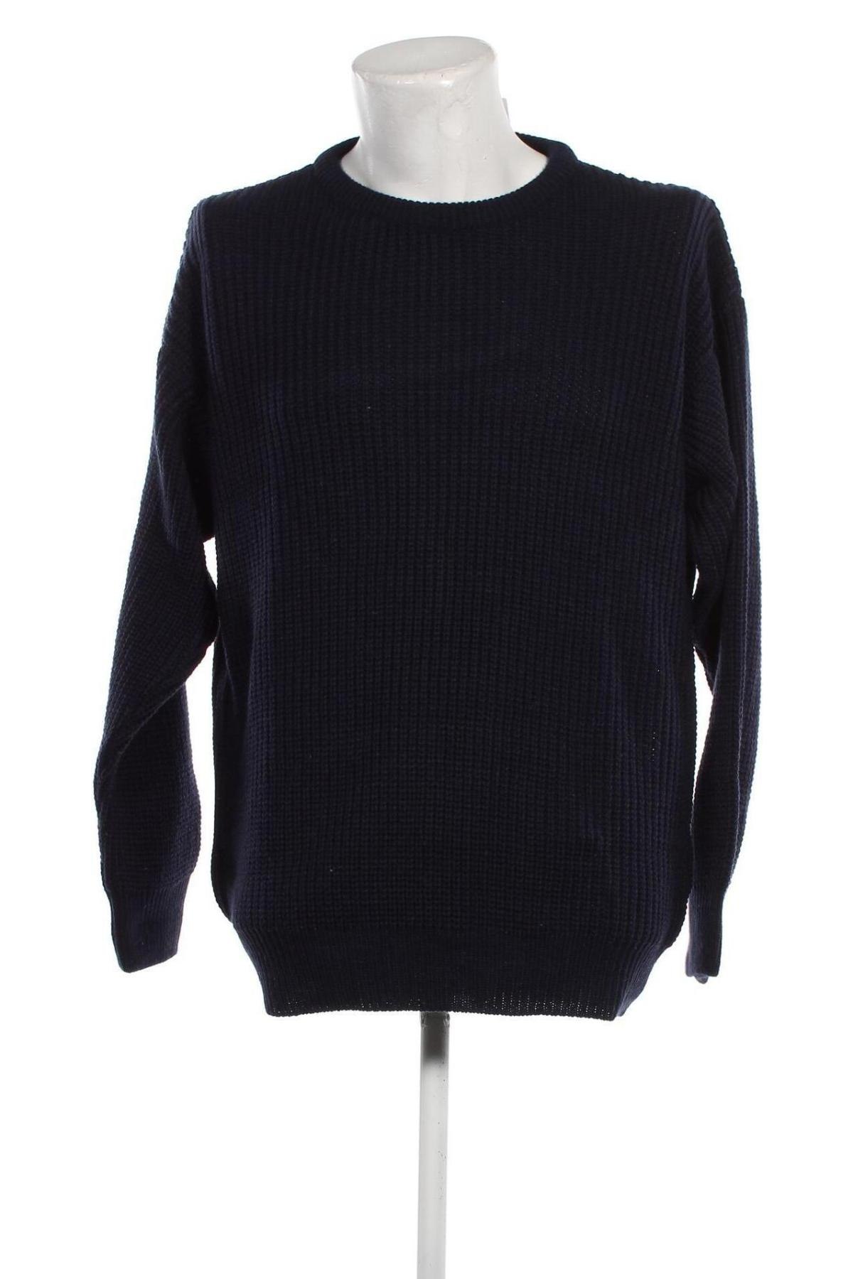 Мъжки пуловер Trendyol, Размер M, Цвят Син, Цена 23,04 лв.