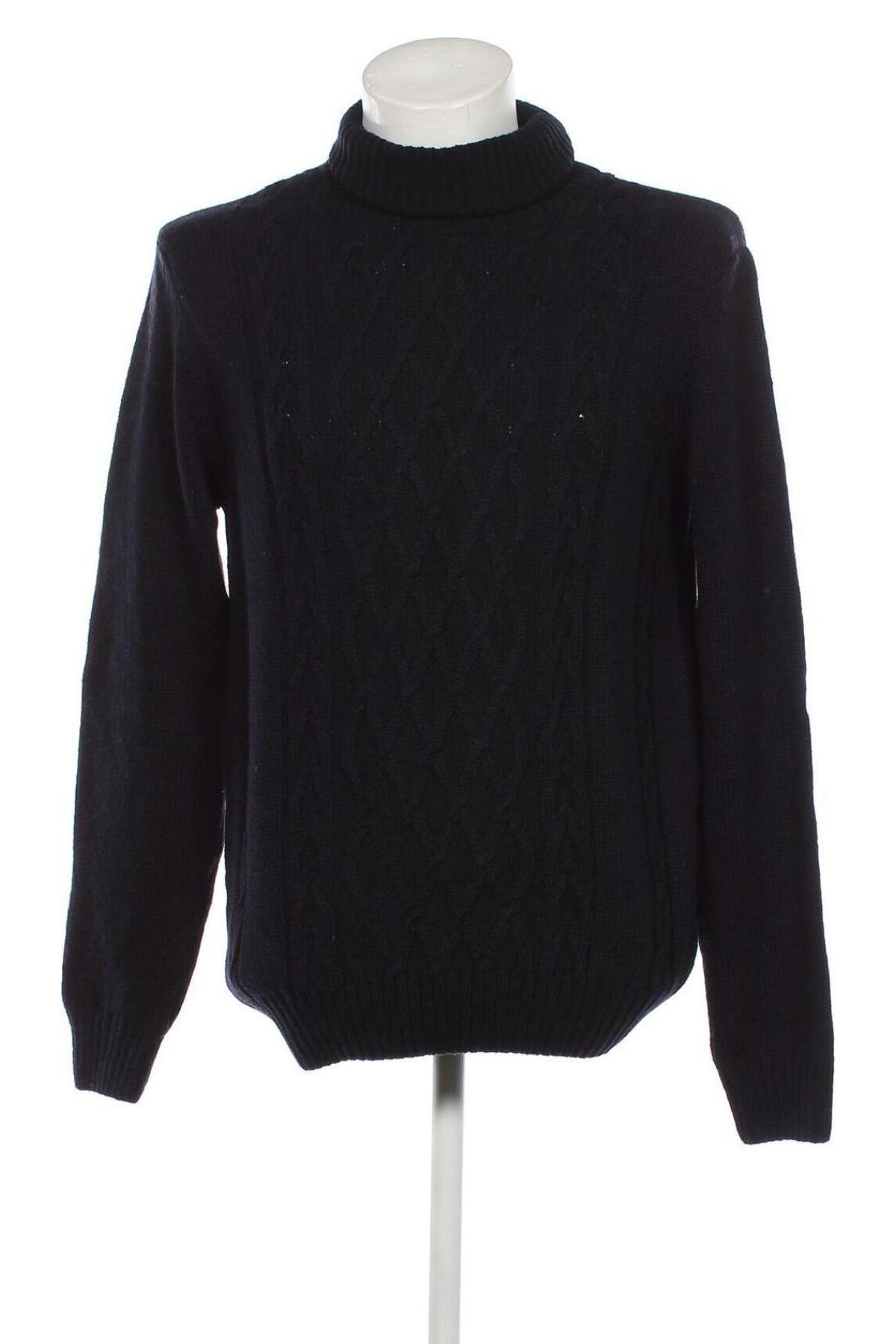 Ανδρικό πουλόβερ Trendyol, Μέγεθος M, Χρώμα Μπλέ, Τιμή 9,28 €