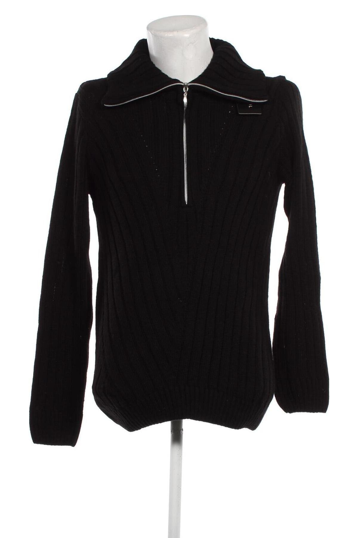 Мъжки пуловер Trendyol, Размер L, Цвят Черен, Цена 17,28 лв.