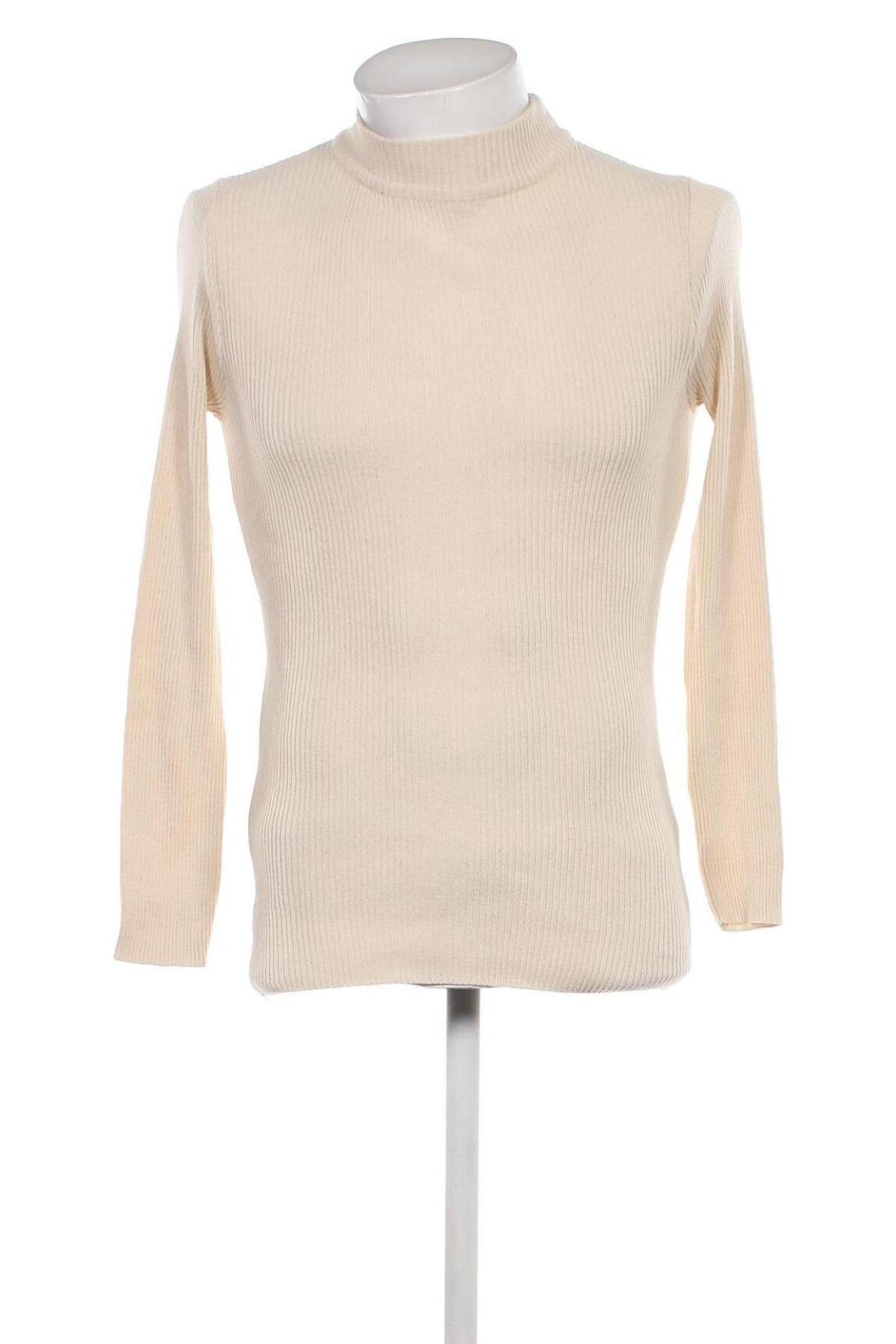 Ανδρικό πουλόβερ Trendyol, Μέγεθος S, Χρώμα Εκρού, Τιμή 10,02 €