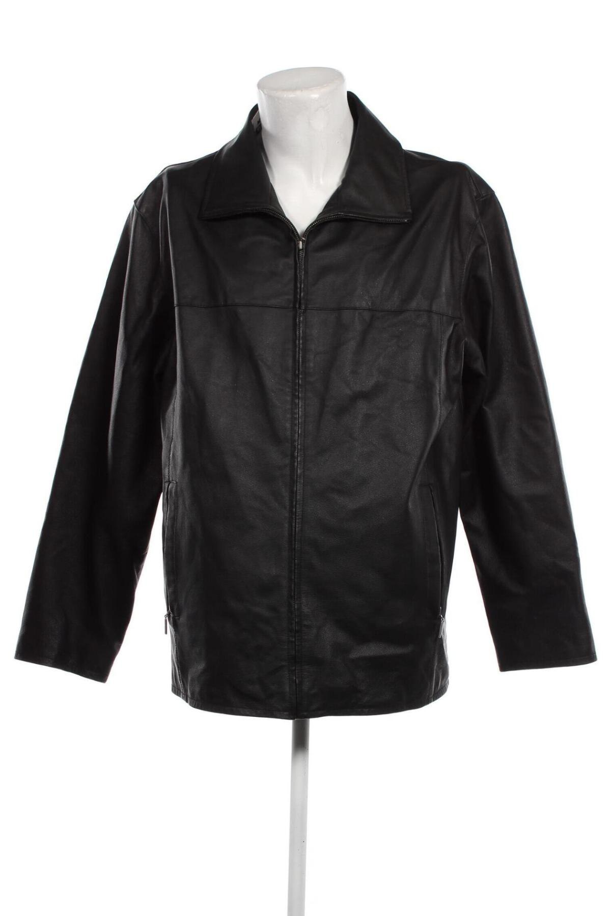 Pánská kožená bunda  Angelo Litrico, Velikost XL, Barva Černá, Cena  1 467,00 Kč