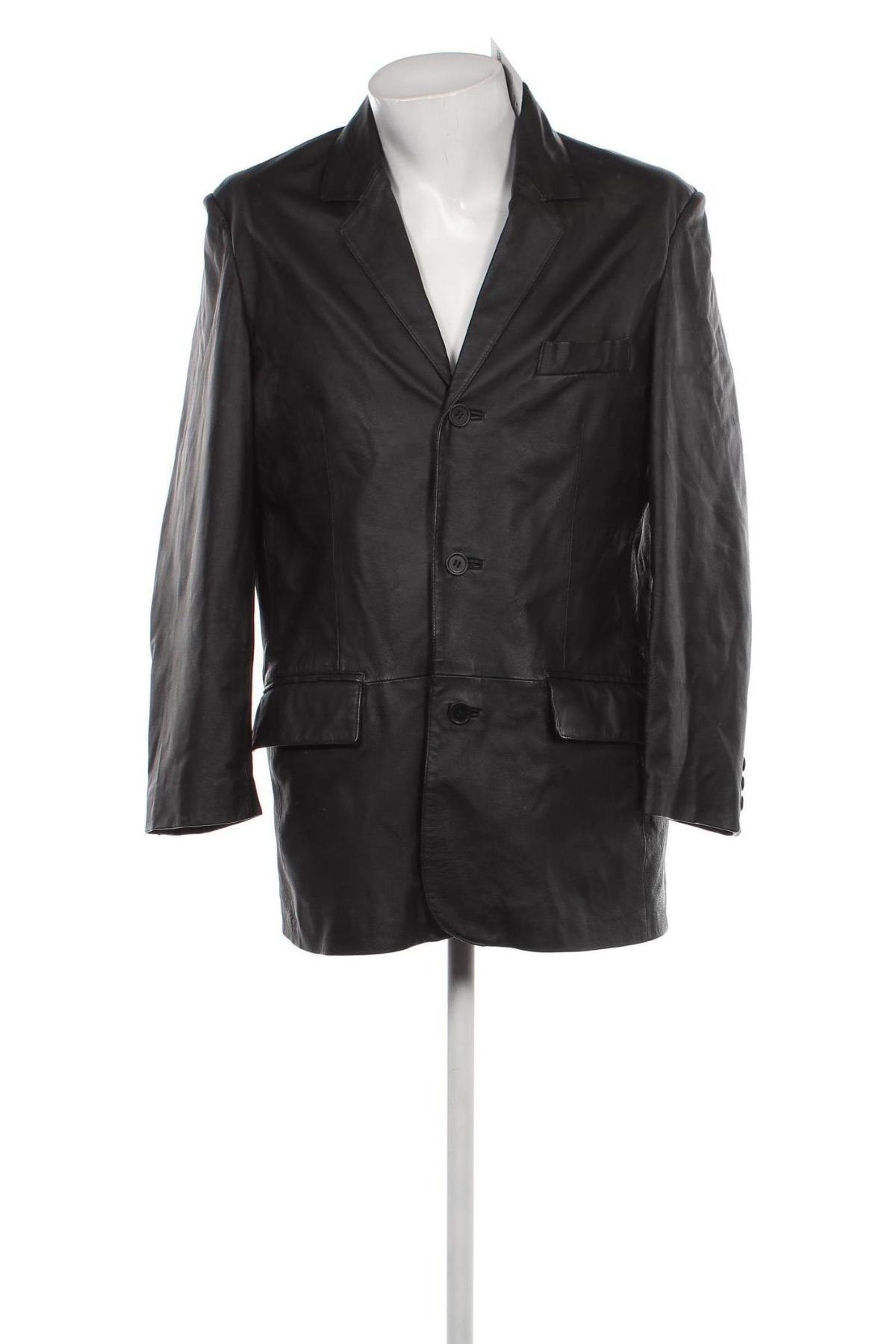 Pánska kožená bunda  Casual Clothes Company, Veľkosť M, Farba Čierna, Cena  61,16 €