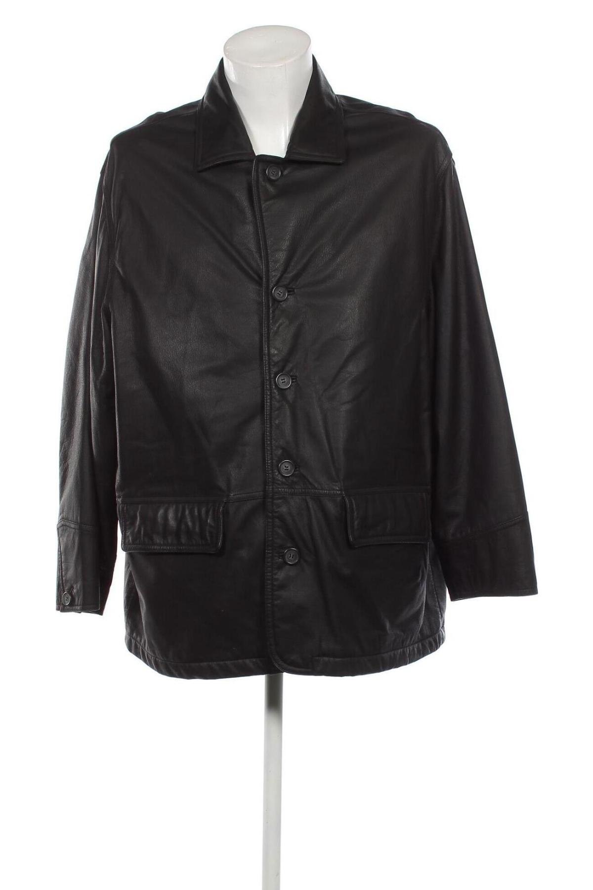 Pánska kožená bunda  M.Flues, Veľkosť XL, Farba Čierna, Cena  20,60 €
