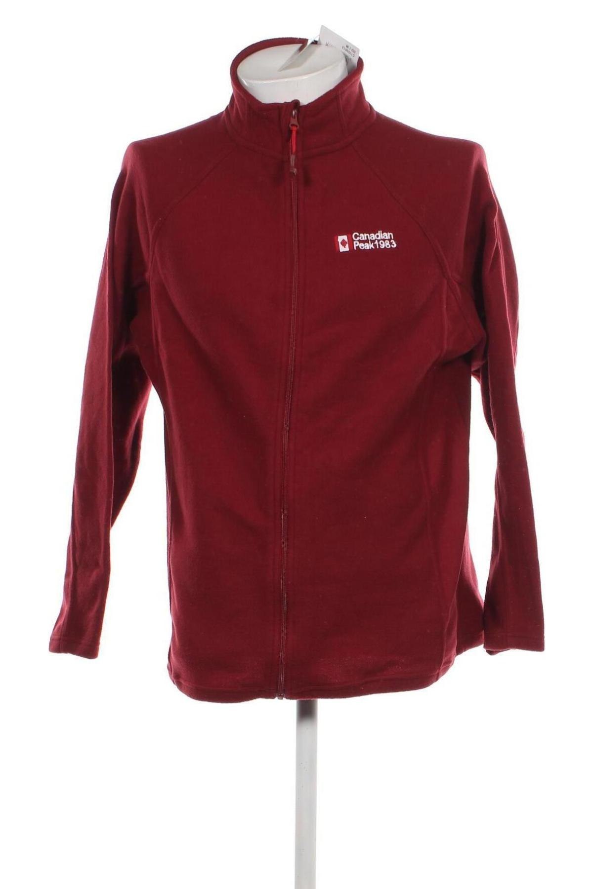 Ανδρική ζακέτα fleece Canadian Peak, Μέγεθος XL, Χρώμα Κόκκινο, Τιμή 65,56 €