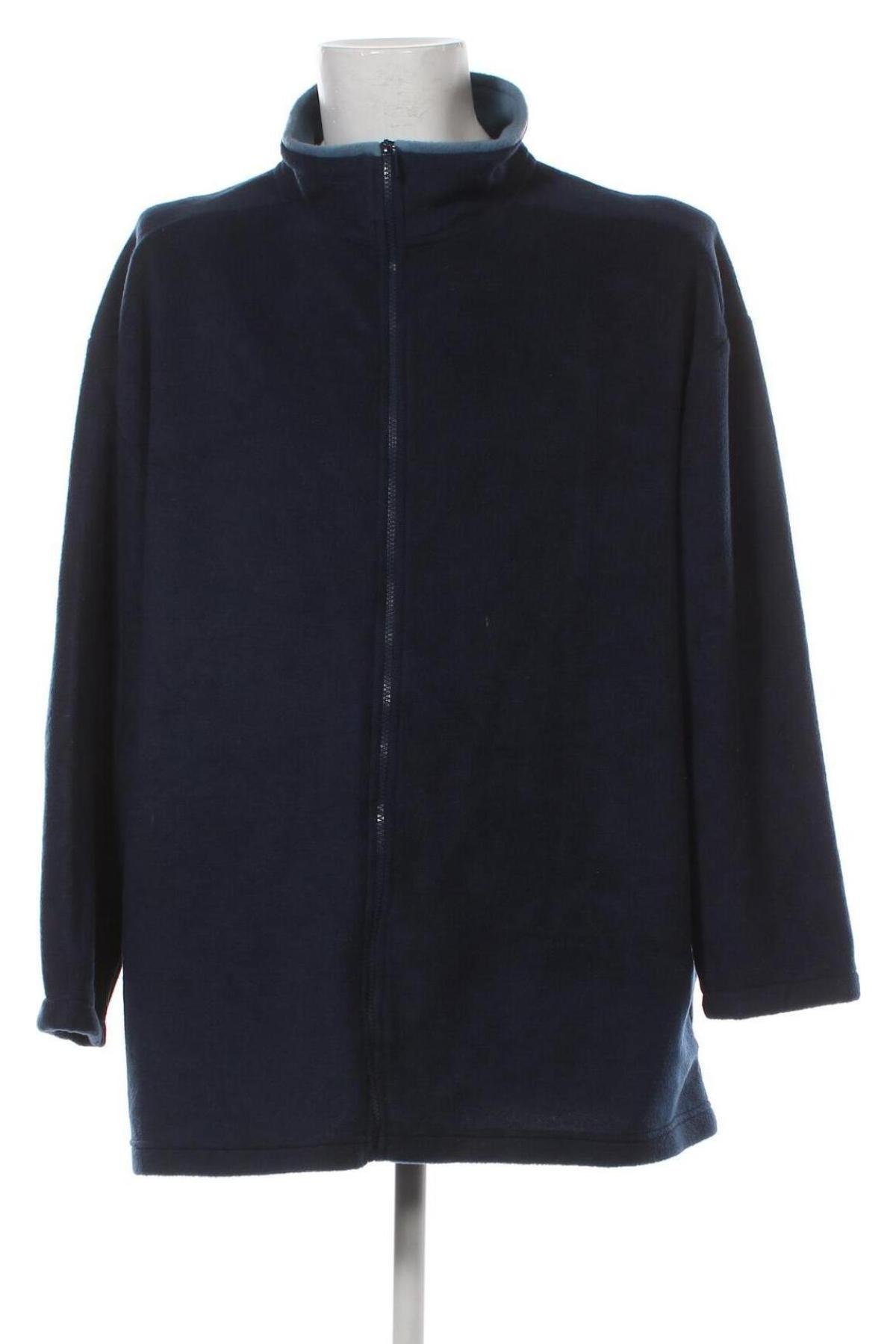 Ανδρική ζακέτα fleece Identic, Μέγεθος 4XL, Χρώμα Μπλέ, Τιμή 24,12 €