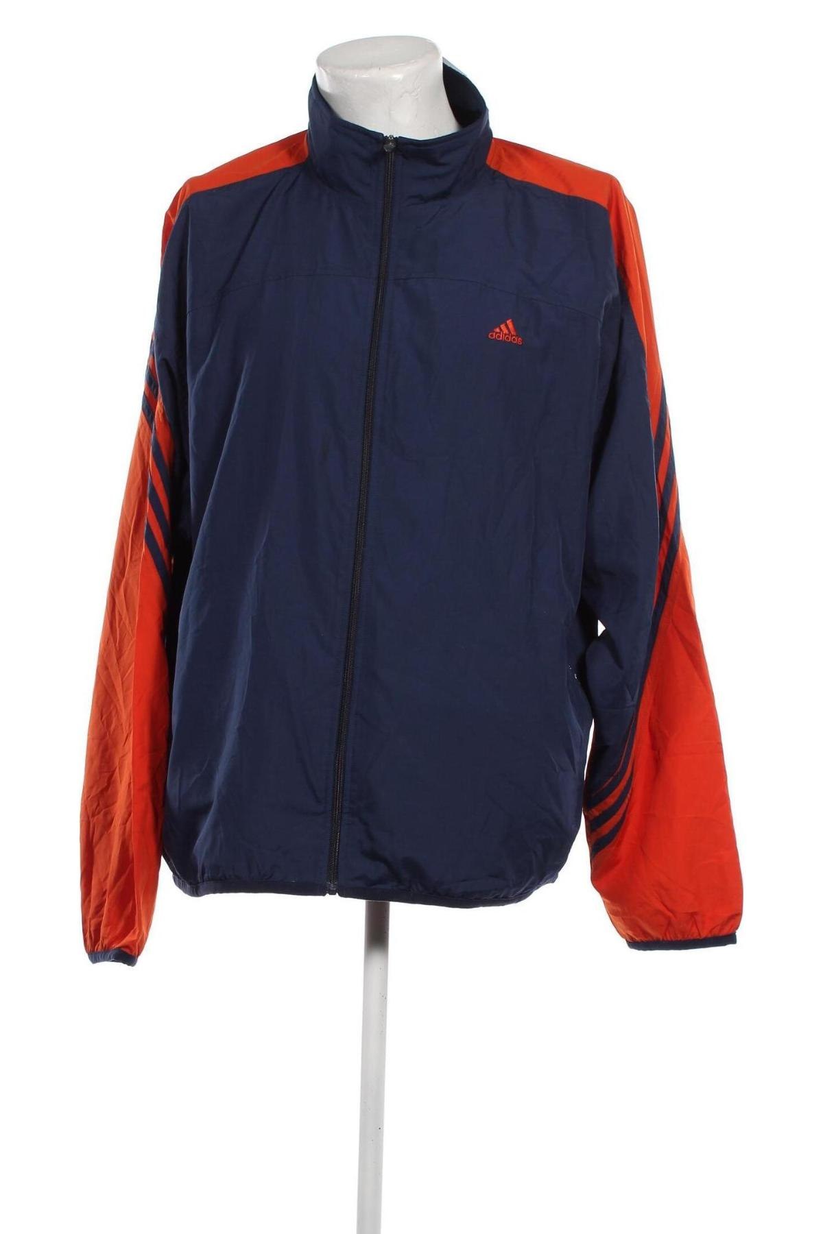 Ανδρικό αθλητικό μπουφάν Adidas, Μέγεθος XXL, Χρώμα Μπλέ, Τιμή 39,59 €