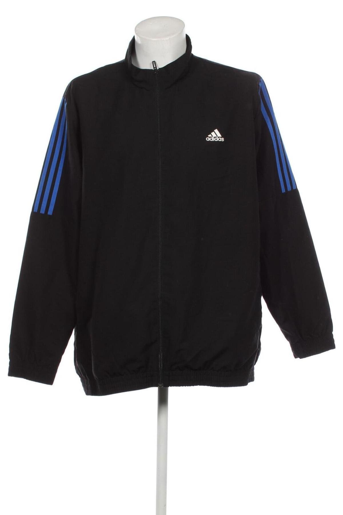 Мъжко спортно горнище Adidas, Размер L, Цвят Черен, Цена 54,00 лв.