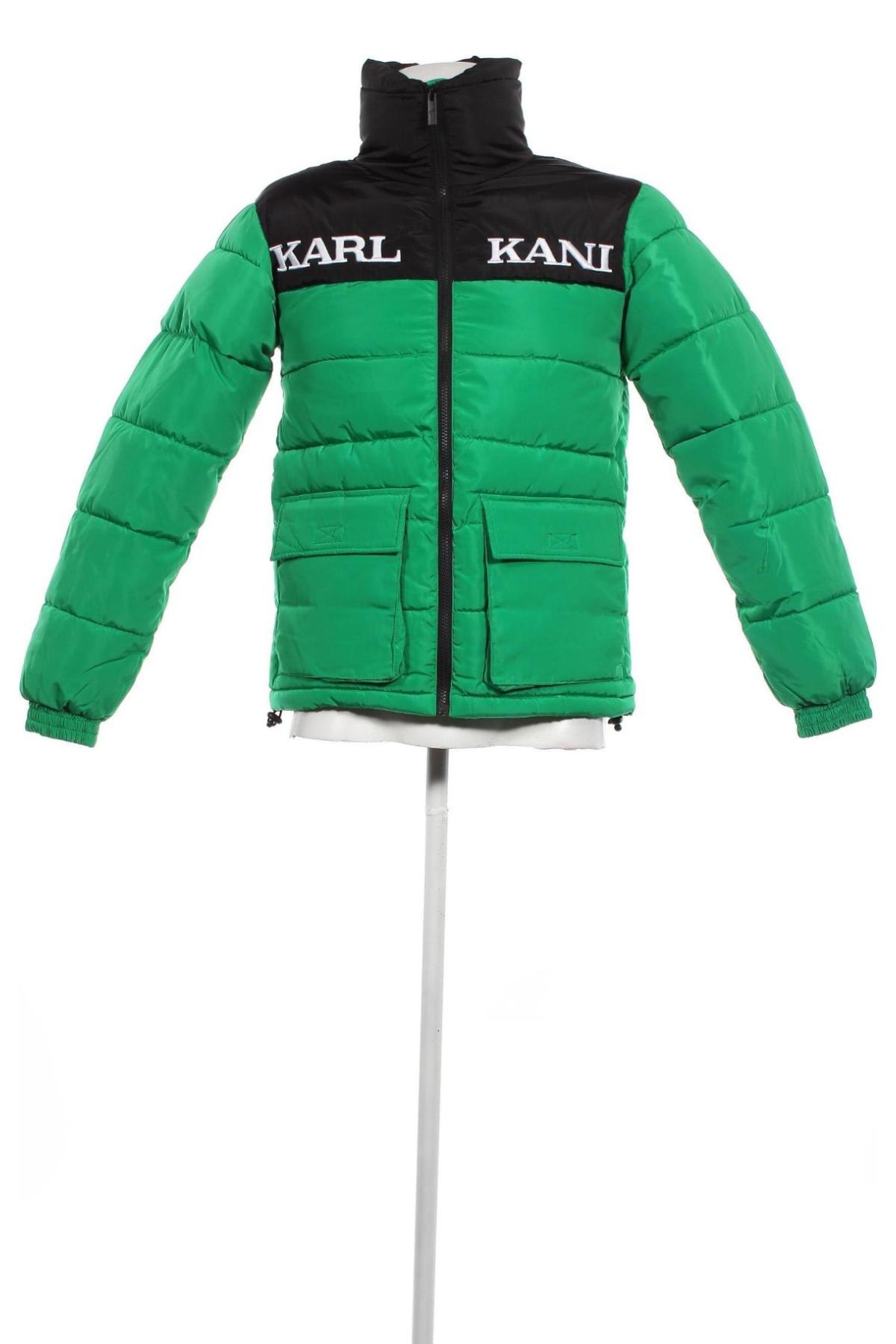 Herrenjacke Karl Kani, Größe XS, Farbe Grün, Preis 19,02 €