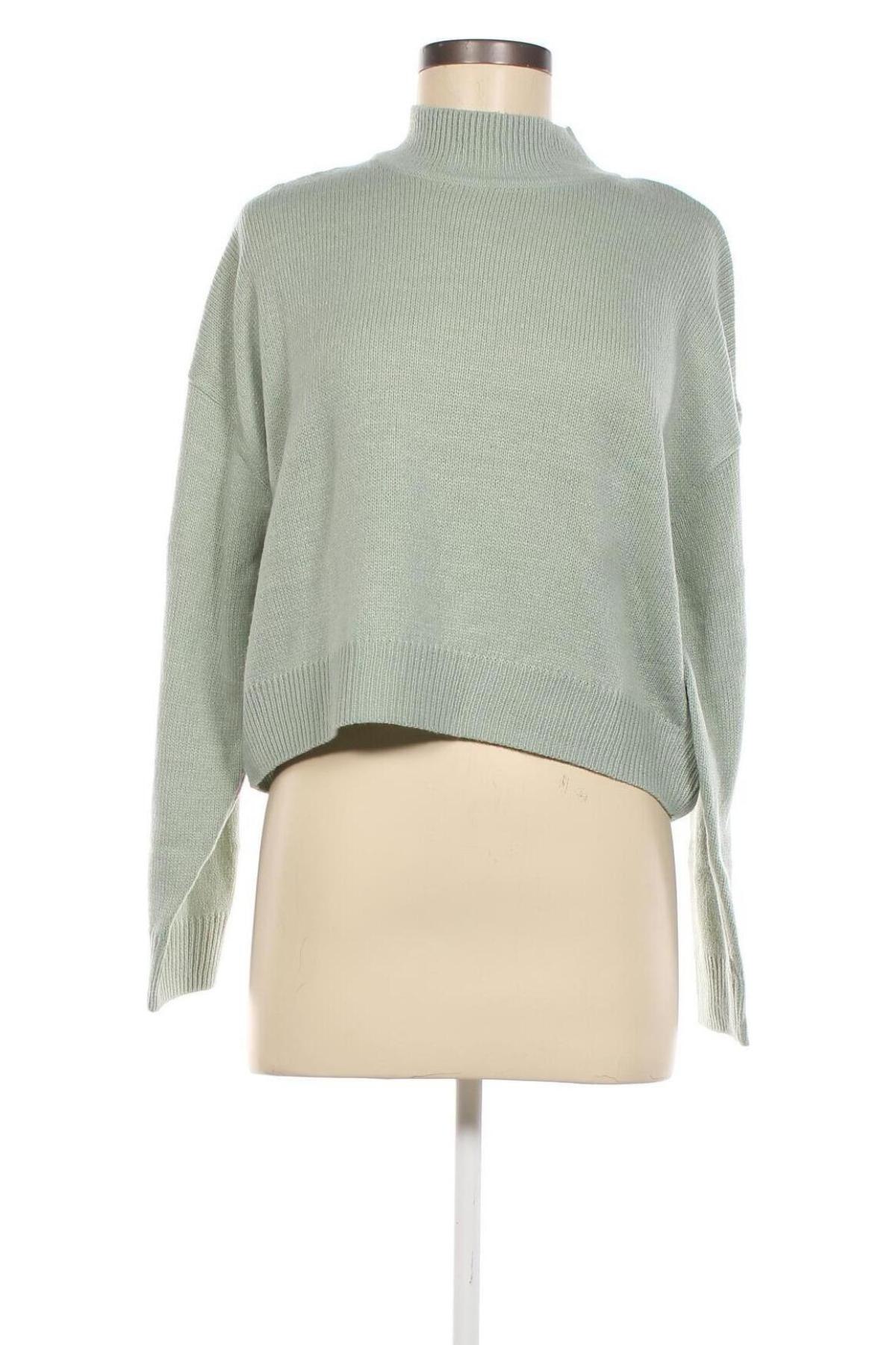 Дамски пуловер H&M Divided, Размер M, Цвят Зелен, Цена 11,02 лв.