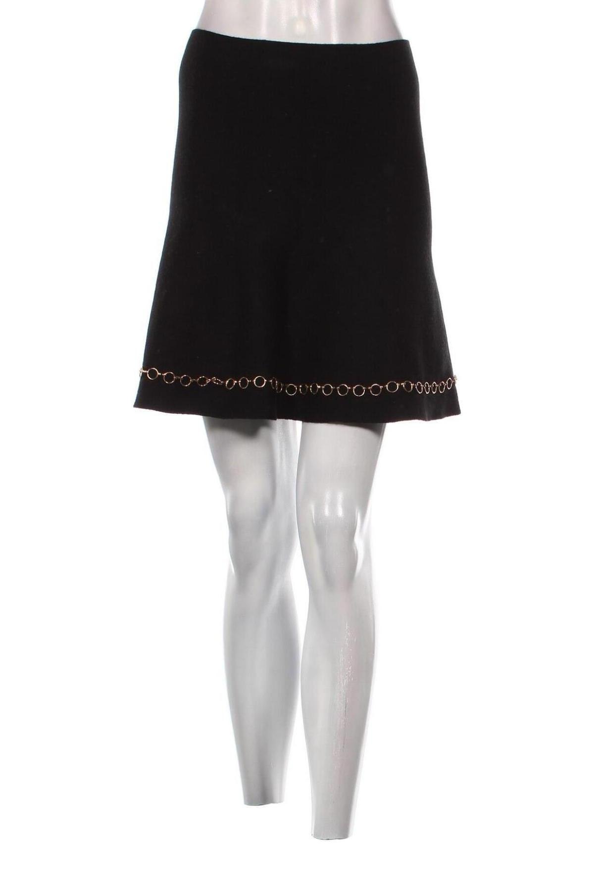 Fustă Zara Knitwear, Mărime S, Culoare Negru, Preț 7,65 Lei