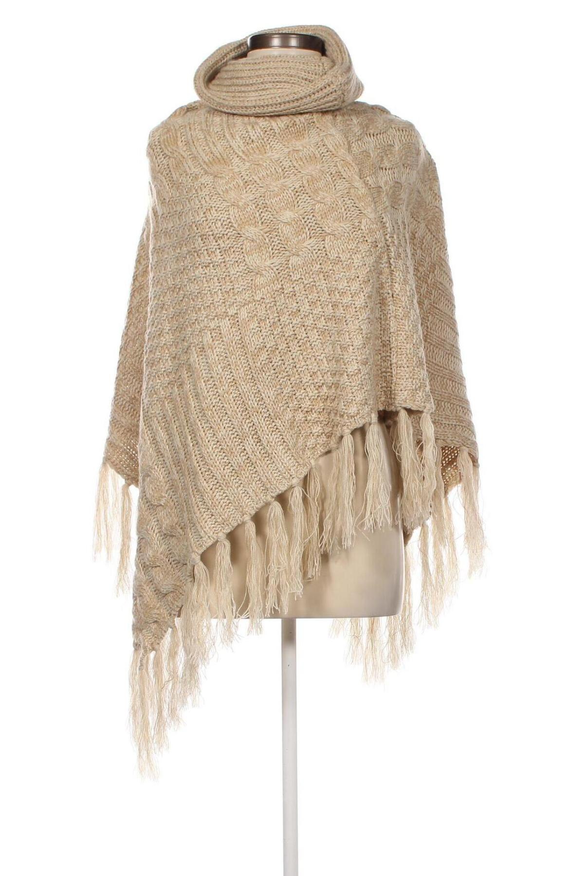 Poncho Caspar, Größe M, Farbe Beige, Preis € 11,49