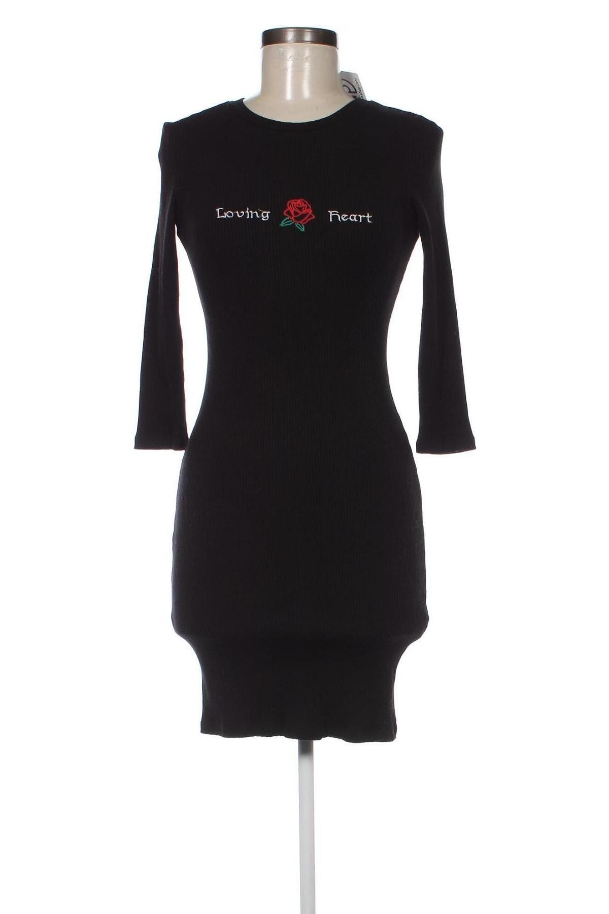 Φόρεμα Bershka, Μέγεθος M, Χρώμα Μαύρο, Τιμή 4,75 €