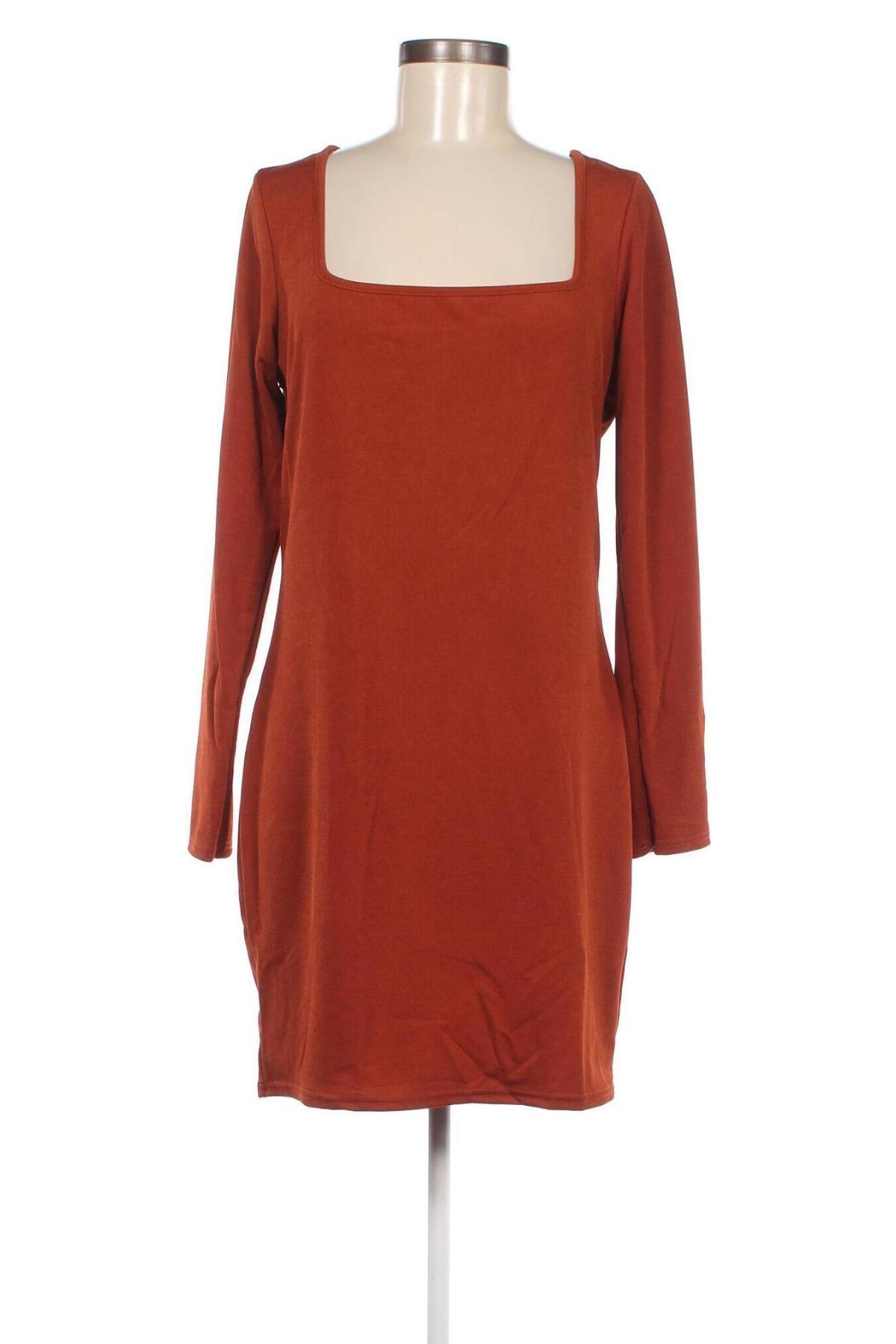 Kleid Boohoo, Größe XL, Farbe Braun, Preis 8,30 €