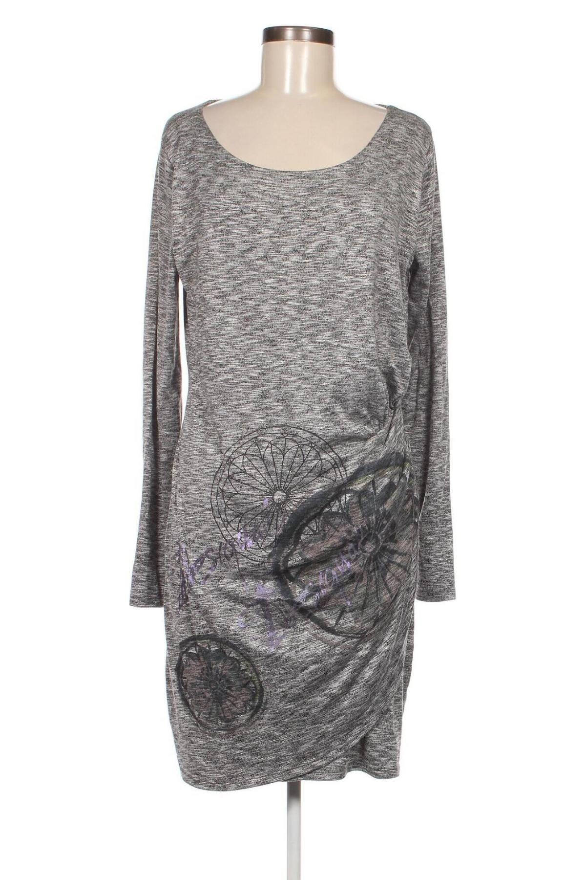 Φόρεμα Desigual, Μέγεθος XL, Χρώμα Γκρί, Τιμή 36,49 €