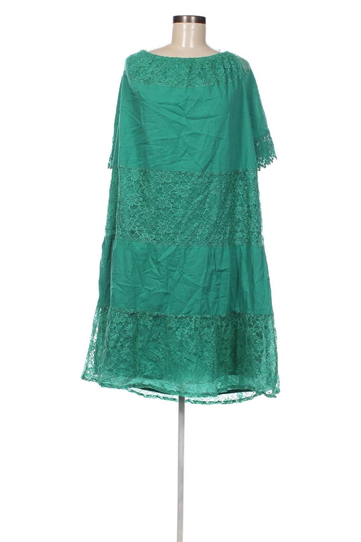 Šaty  Mia Moda, Veľkosť 5XL, Farba Zelená, Cena  57,84 €