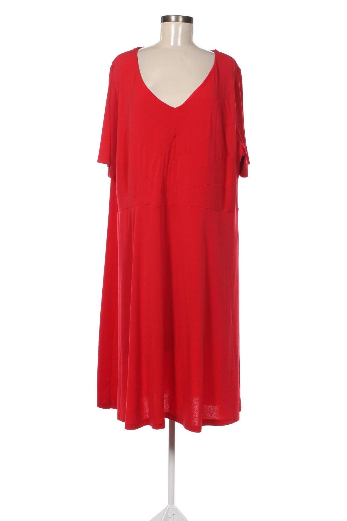 Šaty  Mia Moda, Velikost 4XL, Barva Červená, Cena  515,00 Kč