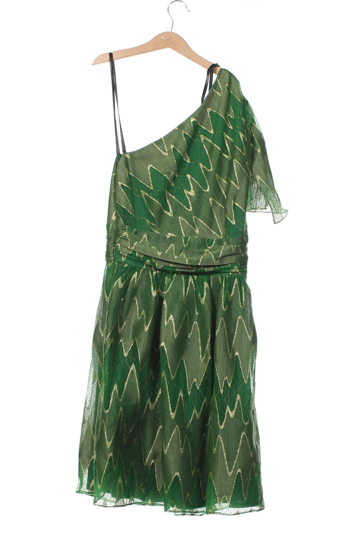 Φόρεμα Swing, Μέγεθος XS, Χρώμα Πράσινο, Τιμή 105,15 €
