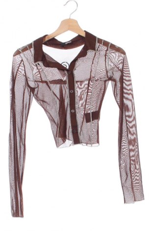 Дамска риза H&M, Размер XXS, Цвят Кафяв, Цена 5,99 лв.