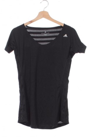 Damen T-Shirt Adidas, Größe XS, Farbe Schwarz, Preis € 18,99