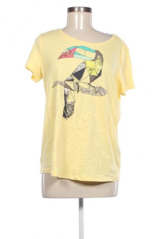Γυναικείο t-shirt Esprit, Μέγεθος L, Χρώμα Κίτρινο, Τιμή 11,99 €