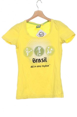 Damen T-Shirt Fifa World Cup, Größe XS, Farbe Gelb, Preis 9,00 €